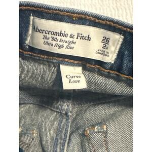 Abercrombie & Fitch The '90s Straight Vera High Rise 26/2 Curve Love like new